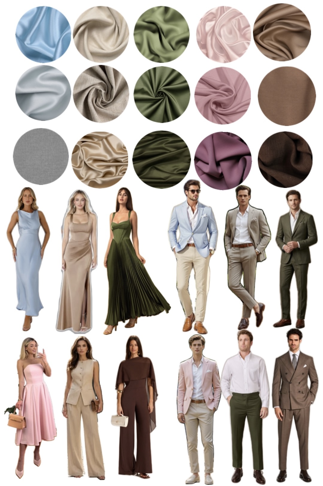 Dress code colour reference